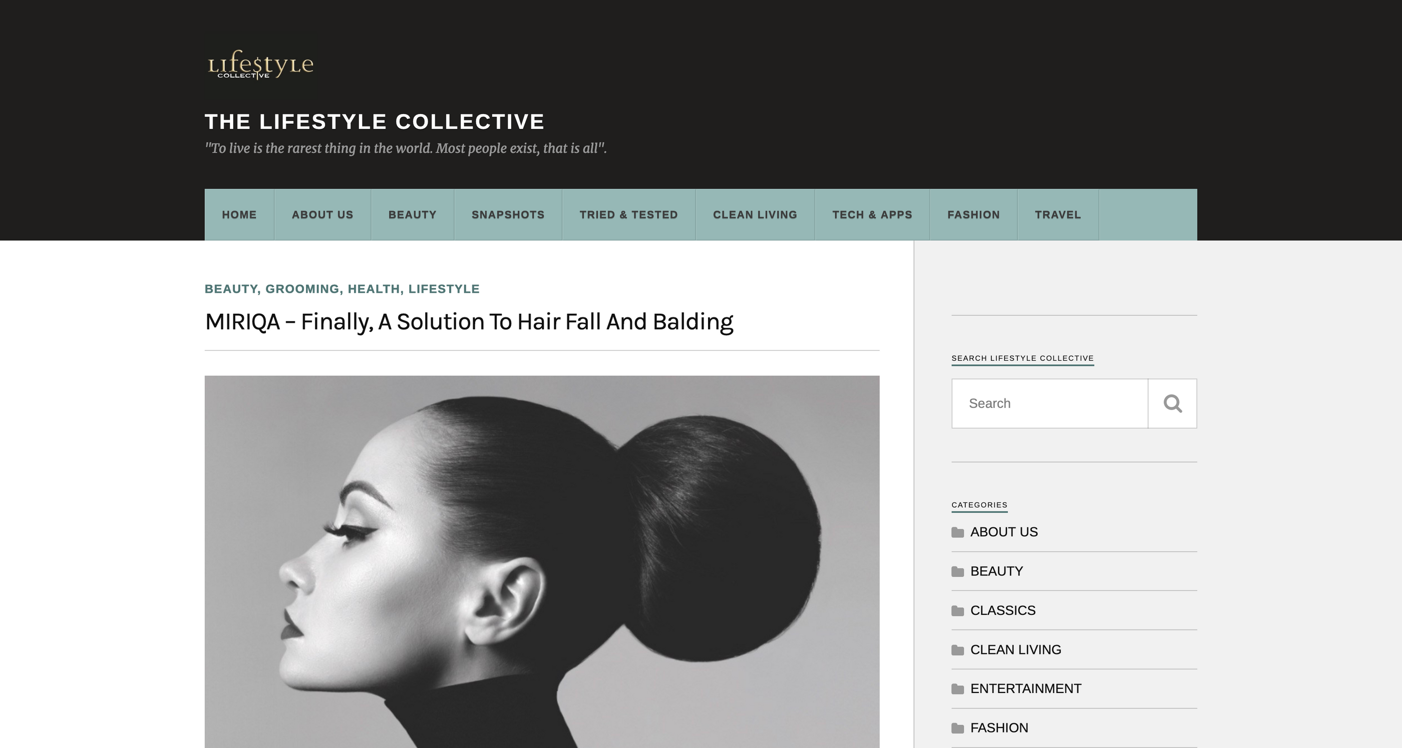 MIRIQA® – Finally, A Solution To Hair Fall And Balding by Lifestyle Collective