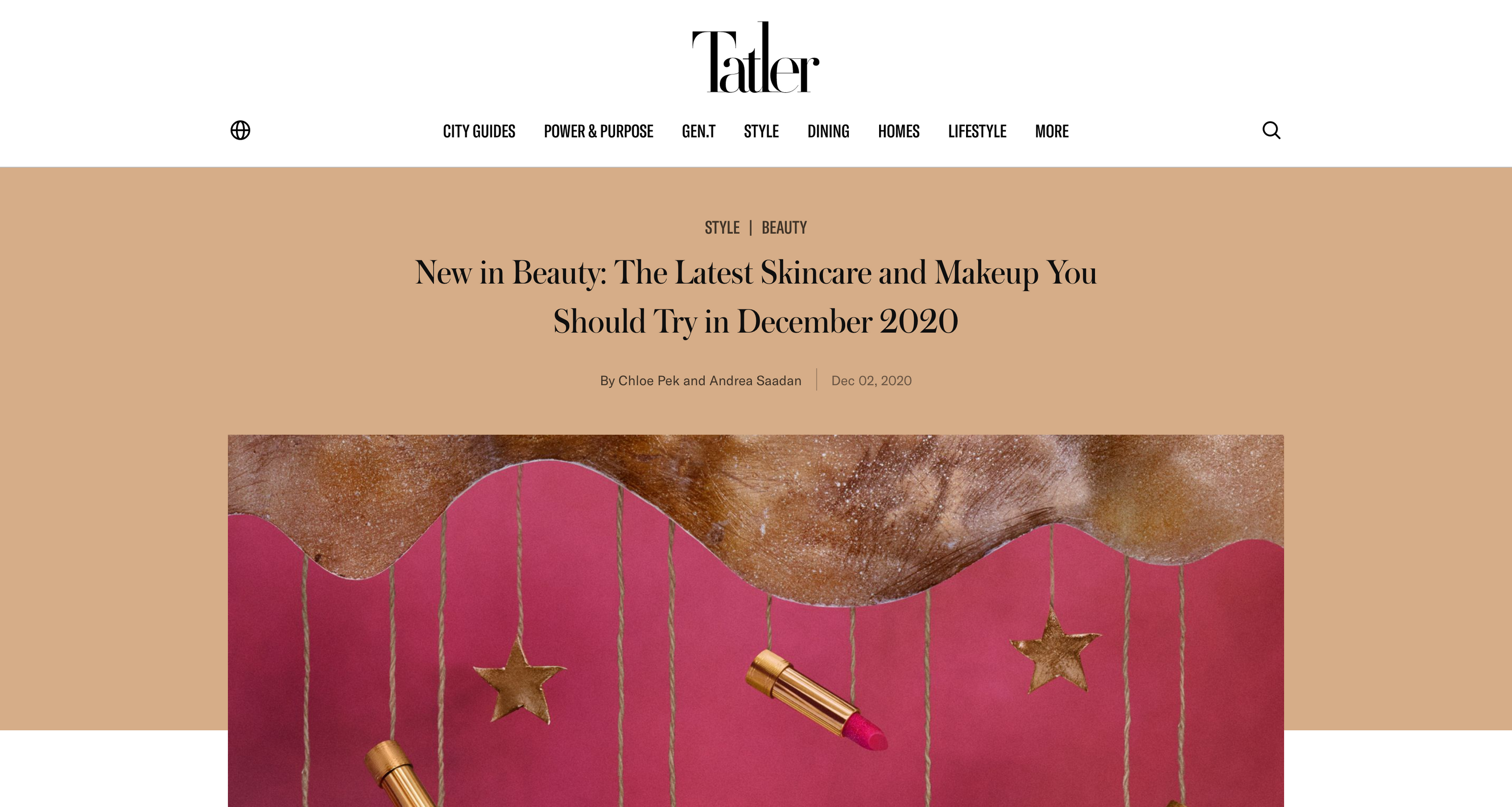 New In Beauty: The Latest Skincare And Makeup You Should Try In December 2020 by Tatler Singapore