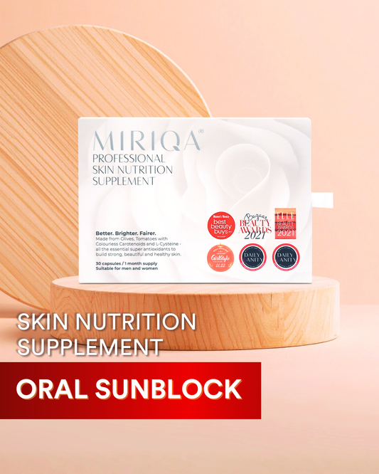 MIRIQA® Professional Skin Nutrition Supplement (Oral Sunblock)