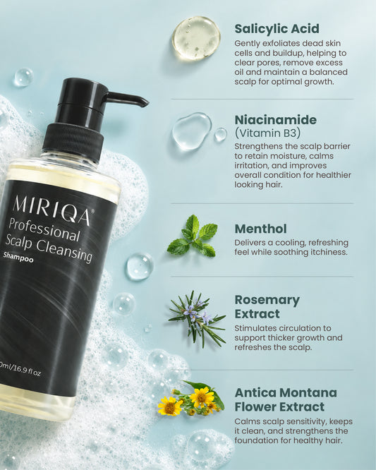 MIRIQA® Professional Scalp Cleansing Shampoo 500ml