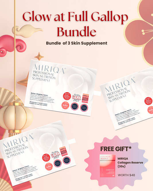 MIRIQA® Professional Skin Nutrition Supplement (3 Box Bundle)