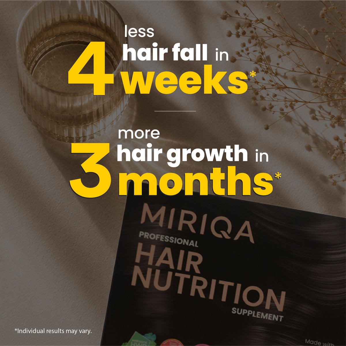 MIRIQA® Professional Hair Nutrition Supplement