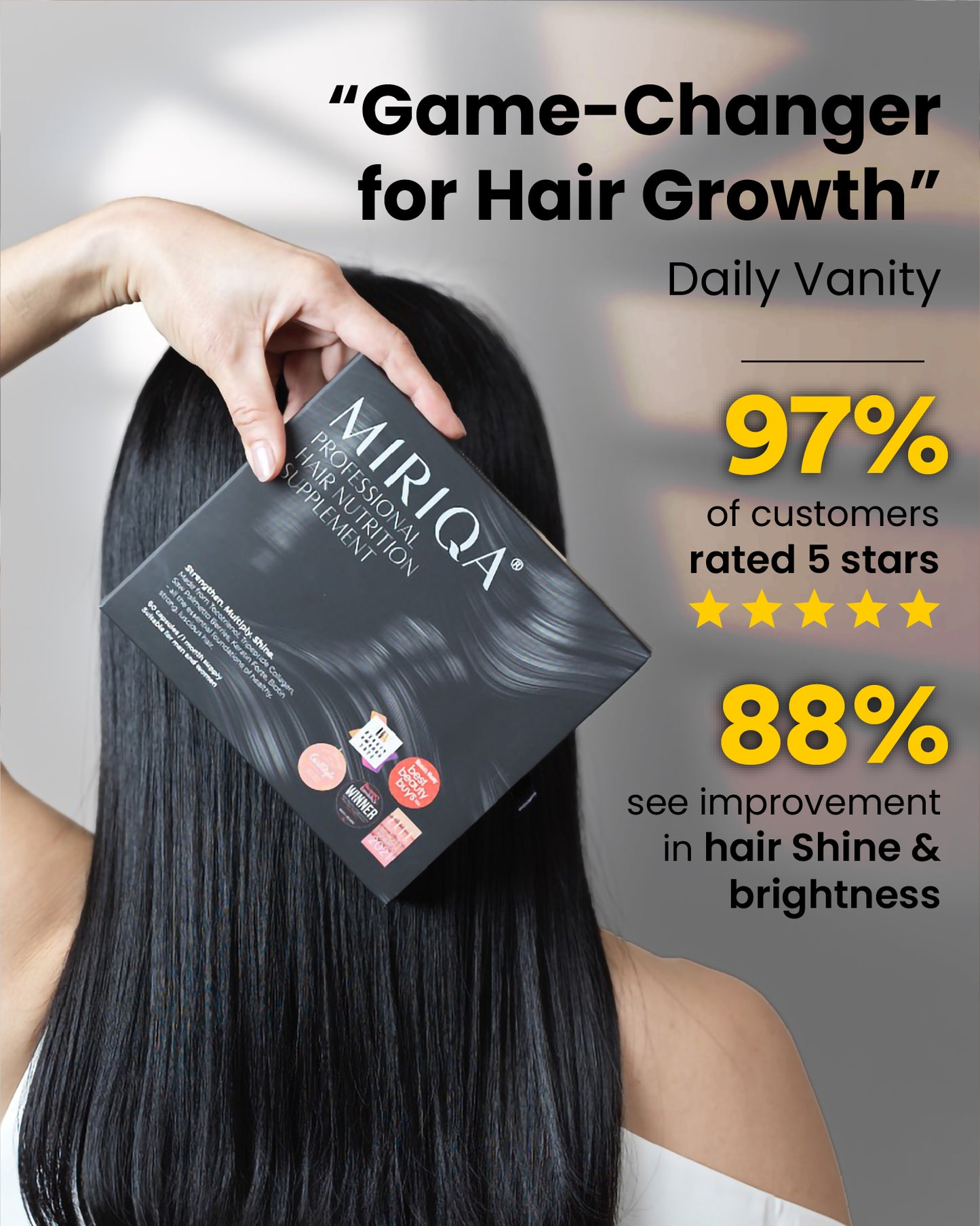 MIRIQA® Professional Hair Nutrition Supplement