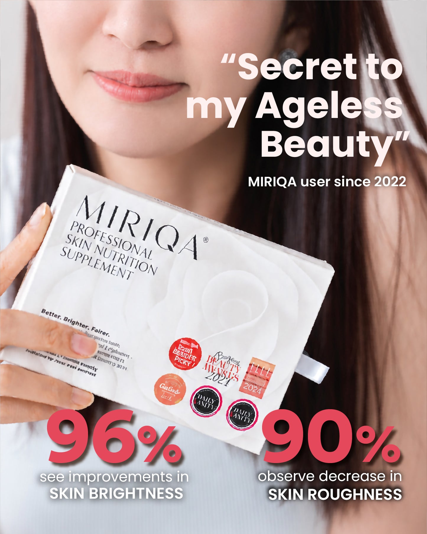 MIRIQA® Professional Skin Nutrition Supplement (Oral Sunblock)