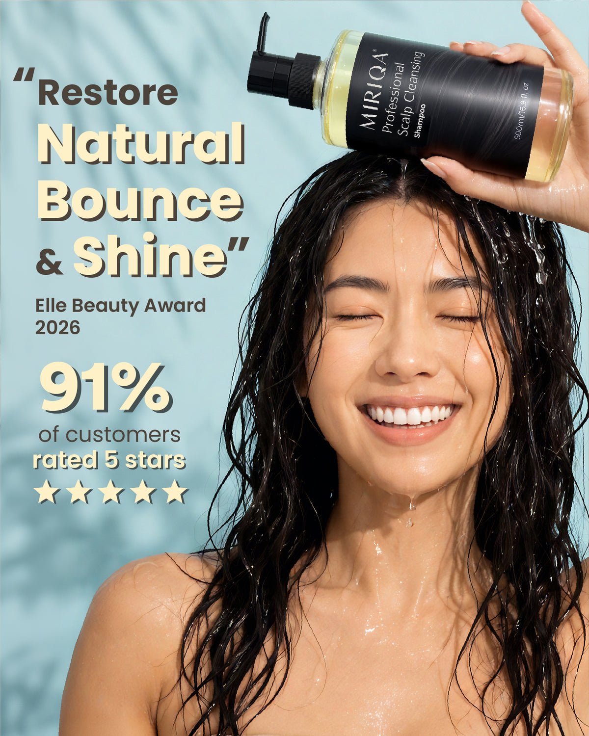 MIRIQA® Professional Scalp Cleansing Shampoo 500ml