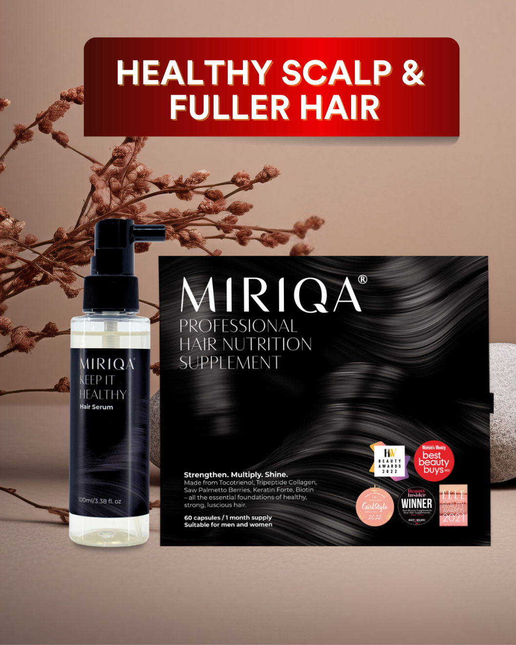 MIRIQA - The Perfect Pair for Healthier Scalp & Fuller Hair