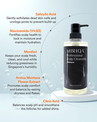 Scalp Cleansing Shampoo + Hair Supplement + Keep It Healthy Hair Serum Bundle