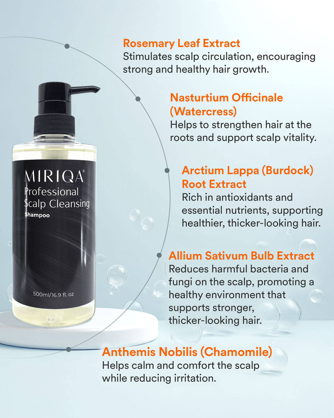 Scalp Cleansing Shampoo + Hair Supplement + Keep It Healthy Hair Serum Bundle