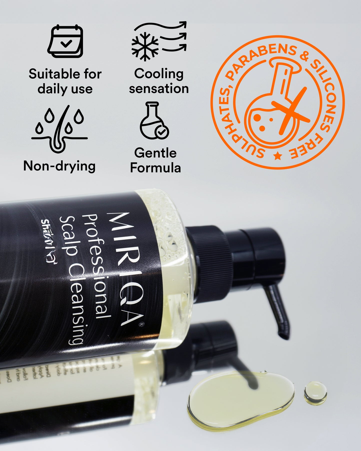 MIRIQA® Professional Scalp Cleansing Shampoo 500ml