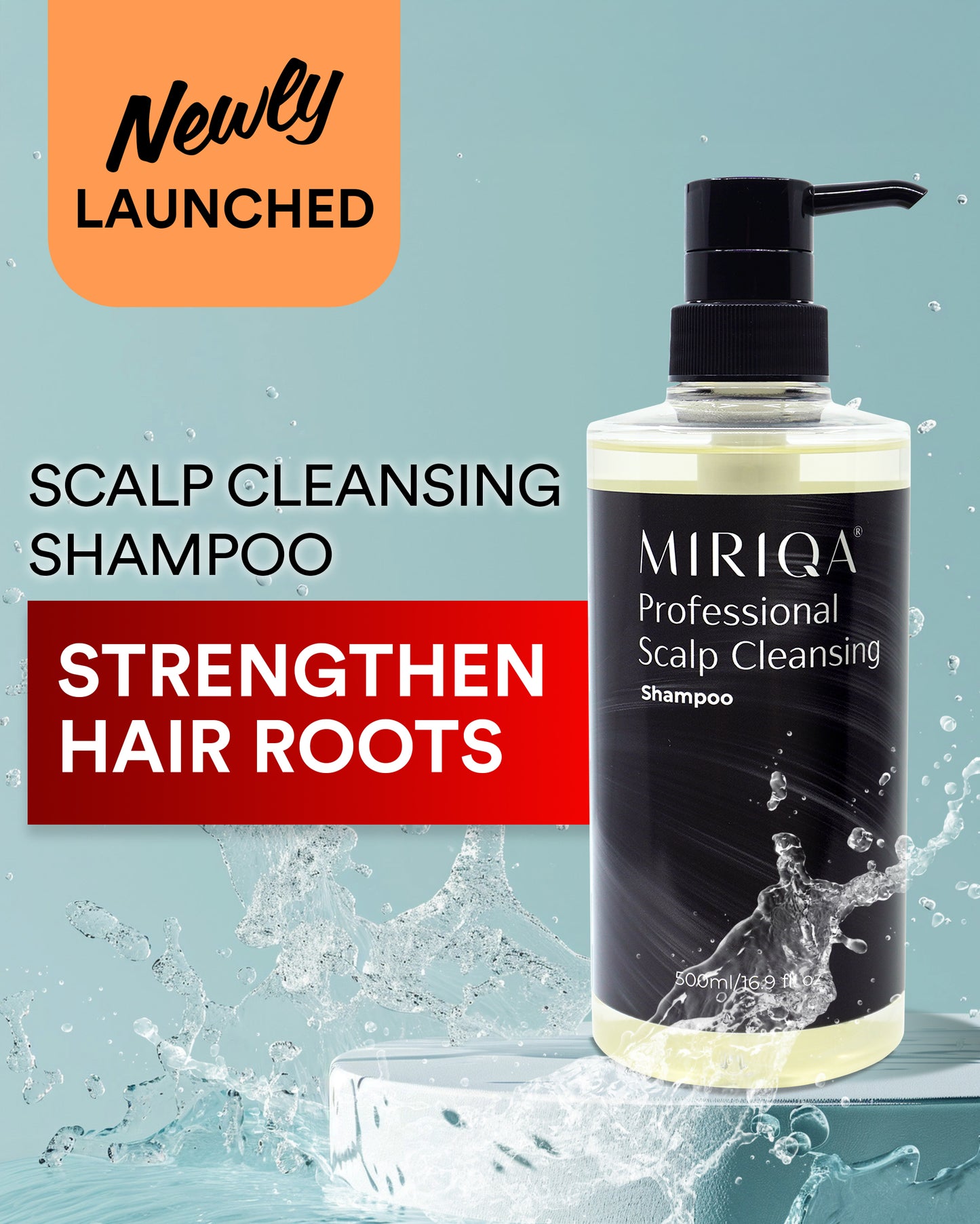 MIRIQA® Professional Scalp Cleansing Shampoo 500ml